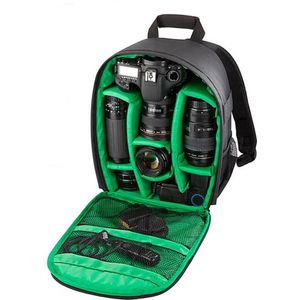 Lovnix Camera Rugzak voor Camera en Lens - Lovnix Fototas | 32 Centimeter | Groen