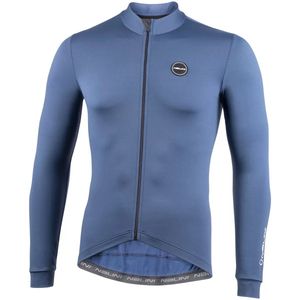 Nalini - Heren - Fietsshirt - Lange mouwen - Wielrenshirt - Najaar - Winter - LIGHT WRAP LS J - DEEP BLUE - M