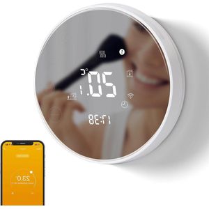 WIFI Verwarmingsthermostaat Touchscreen Intelligente Kamerthermostaat voor Gasboiler Vloerverwarming - Compatibel met Alexa en Google - 3A