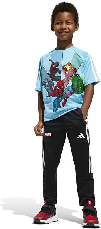 adidas - X Marvel Spider-man - T-shirt - Blauw - Korte Mouwen
