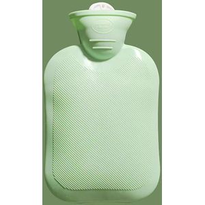 Draagbare kruik - 500 ml warm kompreszak - Met water gevulde kruik - Warme kruik voor het verwarmen van de taille en rug van het bed - Verbrede waterinlaat - Geschikt voor het verwarmen van handen, rug, nek en benen - Groen