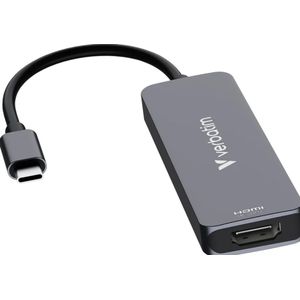 Verbatim 32155 - USB-C hub - 4 poorten - HDMI, USB-C 100W PD, USB-A 3.2 Gen 1, USB-A 2.0 - 5000 Mbit/s