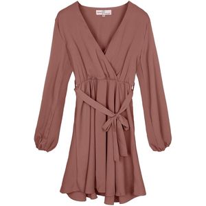 YWG - Chiffon jurk - Roze - maat M