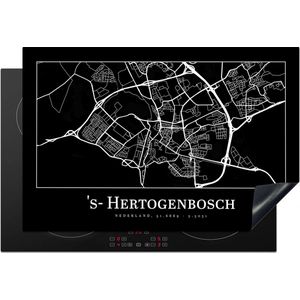 Inductie beschermer - Inductie Mat - Kookplaat beschermer - Plattegrond - 's-Hertogenbosch - Stadskaart - Kaart - Inductie beschermer - Inductie Mat - Kookplaat Beschermer - 78x52 cm - Afdekplaat inductie - Inductiebeschermer