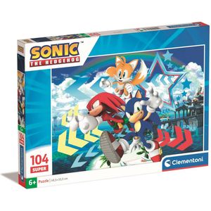 Puzzel 104 Stukjes Super Sonic (Kinderpuzzels, 6+)
