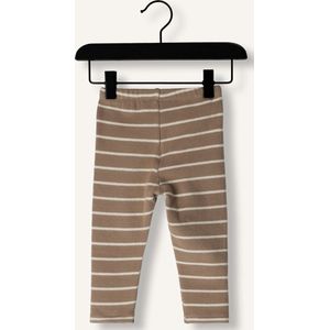 PLAY UP Striped Jersey Leggings B Broeken Unisex - Zand - Maat 68
