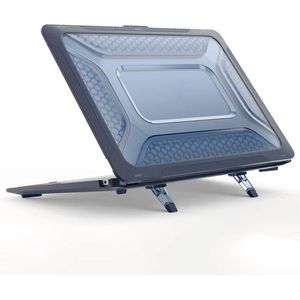 ShockProof Laptophoes - Geschikt voor MacBook Pro 16 inch Hoes - Case Voor Pro 16-inch M1, M2 Max (2021-2023) A2485 en A2780 - Blauw