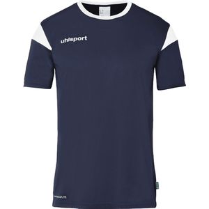 Uhlsport Squad 27 Shirt Korte Mouw Kinderen - Marine / Wit | Maat: 128