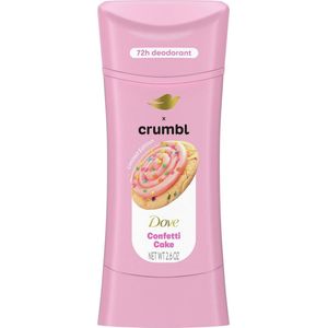 Dove x Crumbl Deodorant Stick Crumbl Confetti Cake Aluminum Free - Deodorant zonder Aluminium