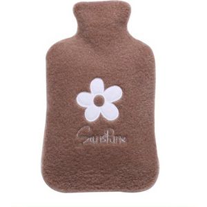 Livano Warmwaterzak - Knuffel Kruik - Warmwaterkruik - Warmtekussen - Warmtekruik - Bag - 2000ML - Bruin