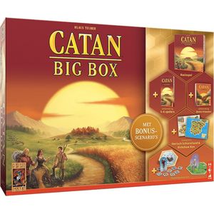 Catan - Big Box Bordspel: Speel met maximaal 6 spelers en ontdek 5 avontuurlijke scenario's!