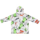 Minecraft Hoodie Fleece Deken, Boom! - Volwassen (One Size) - Polyester