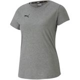 Dames t-shirt puma teamgoal 23 casual t-shirt grijs grijs s