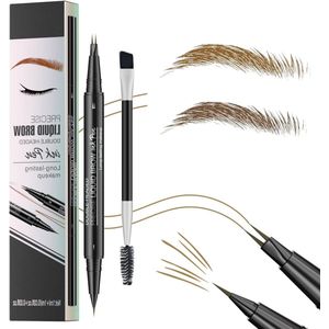 Allecto Plus - Wenkbrauwstift voor nauwkeurige microblading in lichtbruine tint