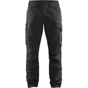 Blaklader Service werkbroek denim stretch 1439-1141 - Zwart/Zwart - C58