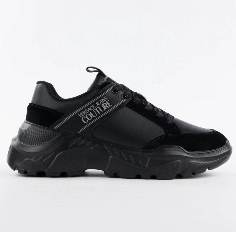 Versace Jeans Couture - Fondo Speedtrack Sc2 Sneakers - Zwart - Kunstleer/Textiel