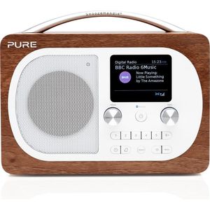 Pure - Evoke H4 DAB+ radio met Bluetooth, Walnut