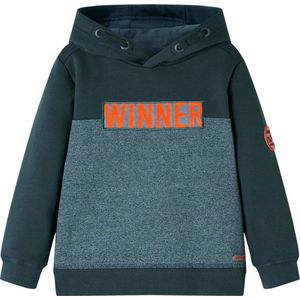 vidaXL - Kindertrui - met - capuchon - 92 - donkergroen