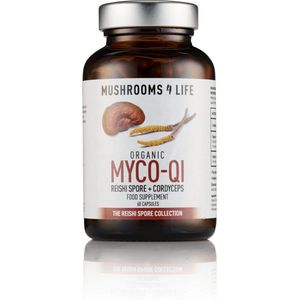Mushrooms4Life MyCo-Qi biologisch paddenstoel extract - 60 caps