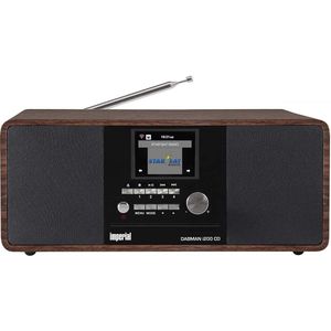 Imperial - DABMAN i200 CD - Internetradio - Hout - DAB+ FM Bluetooth en CD-speler
