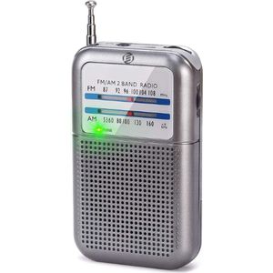 Equivera Noodradio - Noodradio - Transistor Radio - Emergency Radio - Survival Radio - Oorlog Radio - Radio voor Rampen - Draagbare Radio - AM/FM-Radio - Noodradio op Batterijen