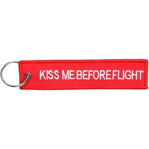Sleutelhanger Kiss Me Before Flight