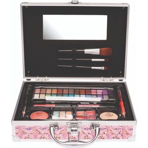 Casuelle Make-Up Koffer Holografisch Roze