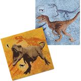 Boland - 20 papieren servetten T-Rex - Dino's - Dino - Kinderfeestje