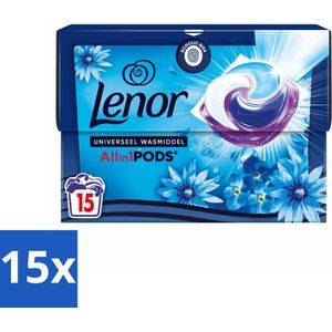 Lenor - Wasmiddel Pods - Universeel - Zeebries - 15 Wasbeurten - Bulkverpakking - 15 stuks