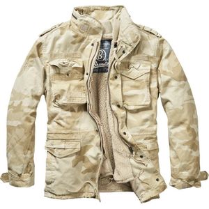 Heren - Mannen - Outdoor - Stevige Kwaliteit - Zware materialen - Outdoor - Urban - Streetwear - Tactical - Jas - Jacket M-65 Giant Jacket sand camo