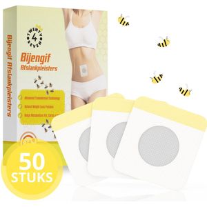 Twenty4seven® Bijengif Afslankpleisters - 50 Stuks - Detox Pleisters - Vetverbrander & Fatburner - Afslanken & Afvallen - Vervangt Afslankpillen, Creme & Zalf