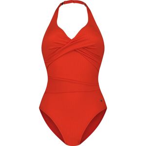Beachlife Fiery Red padded swimsuit