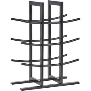 BELIANI MONAGHAN - Wijnrek - Zwart - IJzer