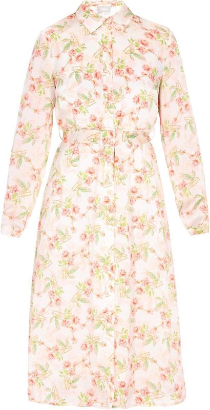 Usha - Midi Dress - Chiffon - Fashion Look - Met Bloemenpatroon