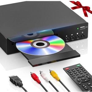 CRLYN - DVD Speler - Zwart - Externe DVD Speler - HDMI