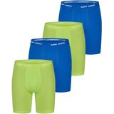 Happy Shorts - Retro Boxer - Neon - 4er-Pack - Lange Boxershorts