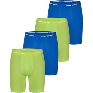 Happy Shorts - Retro Boxer - Neon - 4er-Pack - Lange Boxershorts