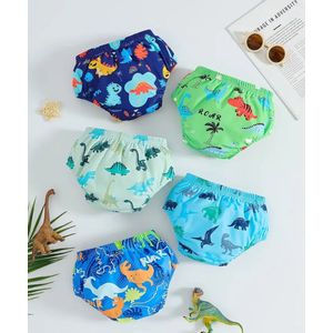Zwemkleding baby zwembroek kinderen jongens (Donker blauw geel rood maat 86/92)