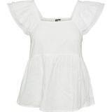 PIECES - PCMILLA SL FLOUNCE TOP - Blouse - Dames