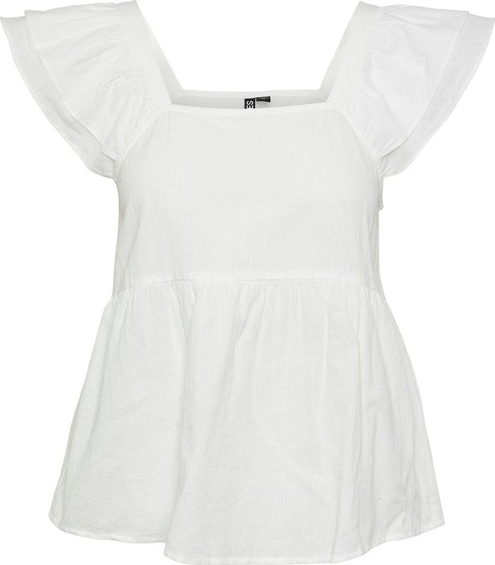 PIECES - PCMILLA SL FLOUNCE TOP - Blouse - Dames