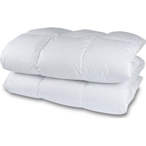 White Cloudz - Eiderdons dekbed Royal (Afmeting: 140 x 200 cm, Warmteklasse: 3 - Voor-/najaar) 100% IJslandse eiderdons