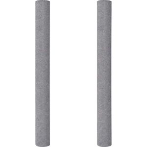 vidaXL - Antislip - schildersvlies - 2 - st - 515 - cm - 280 - g/m² - grijs
