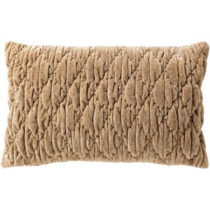 Dutch Decor ZION - sierkussen 30x50 cm - organisch - Irish Cream - beige - Inclusief binnenkussen