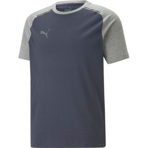 Puma Team Cup Casuals T-Shirt Heren - Marine | Maat: M
