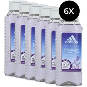 Adidas Pre-Sleep Calm Shower Gel - 6 x 250 ml
