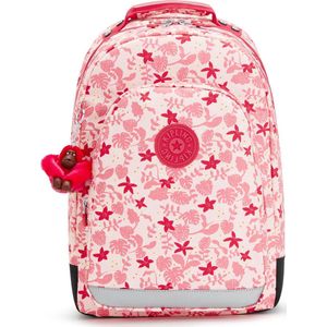 Kipling Class Room Rugzak - 28 Liter - Pink Leaves