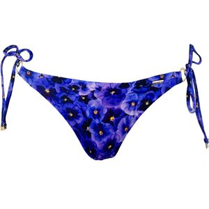 Untouched - Bikini bottom L Viola Flower - Beachwear - Bikini bottom dames - Bikini dames - Strandkleding