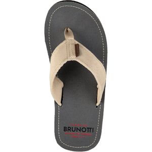 Brunotti - Jake Flip Flops - Slippers - Mouse - Katoen en Canvas