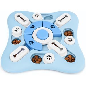 Belle Vous Honden Puzzel Slow Feeder Speelgoed - Non-Slip Puppy Snoep Dispenser Kom voor Grote of Kleine Honden - Interactief Hondenvoeding Speelgoed - IQ Training en Hersenstimulatie/Entertainment