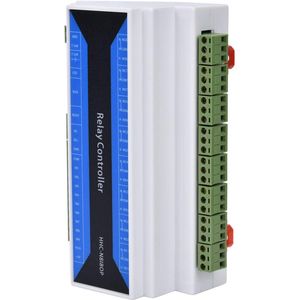 8 Channel Network Relay met Shell - Automatische IP Configuratie - Ethernet naar Digitale Ingang/Uitgang - MODBUS TCP Protocol
